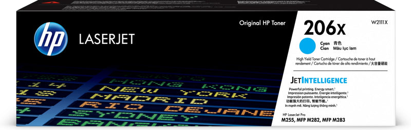 HP 206X High Yield Cyan Original LaserJet toner cartridge 1 pc(s)