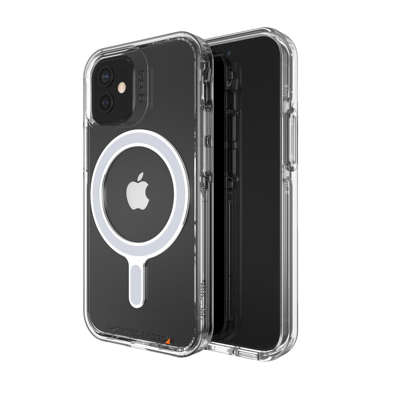 GEAR4 D3O Crystal Palace Snap Apple iPhone 12 mini Clear