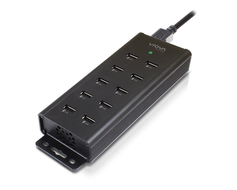 ALOGIC 10 Port USB Charger with Smart Charge - 10 x 2.4A Outputs (100W) - Prime Series