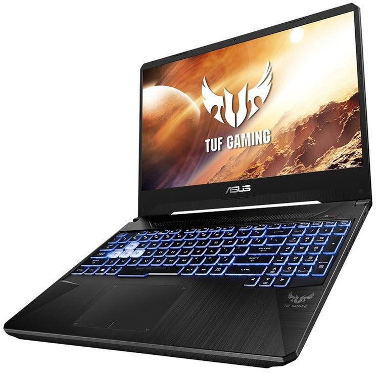ASUS TUF Gaming FX505DT-HN462T notebook DDR4-SDRAM 39.6 cm (15.6") 1920 x 1080 pixels AMD Ryzen 5 8 GB 1512 GB HDD+SSD NVIDIA® GeForce® GTX 1650 Wi-Fi 5 (802.11ac) Windows 10 Home Black