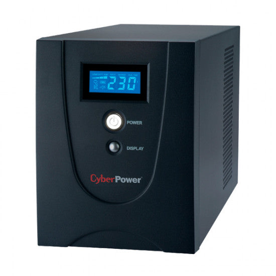 CyberPower Value SOHO LCD 2200VA / 1320W (10A) Line Interactive UPS - (VALUE2200ELCD) - 2 Yrs Adv. Replacement incl. Int. Batteries