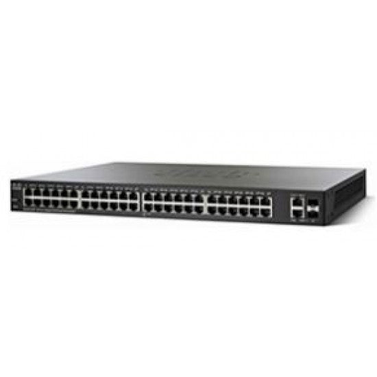 Cisco (SG220-50) SMART PLUS SWITCH 48 X 10/100/1000 PORT + 2 X GIGABIT RJ45/SFP COMBO PORT, INTERNAL AC