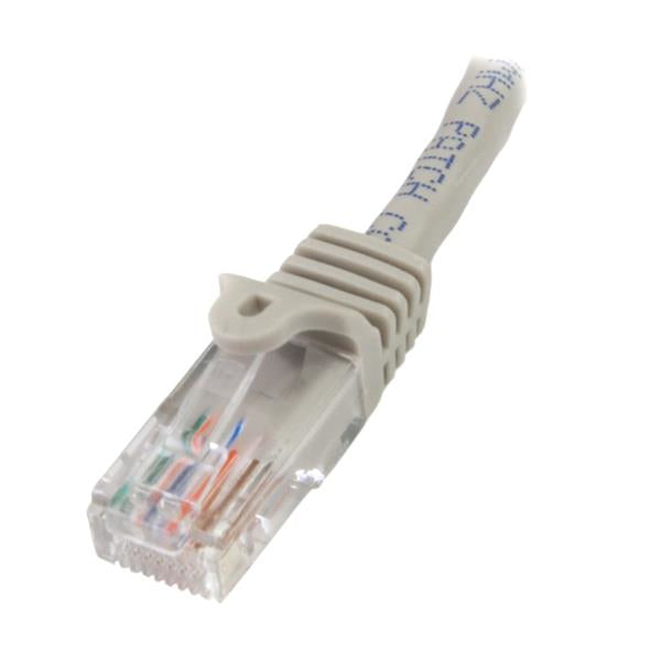StarTech Cat5e Ethernet Patch Cable with Snagless RJ45 Connectors - 7 m, Gray