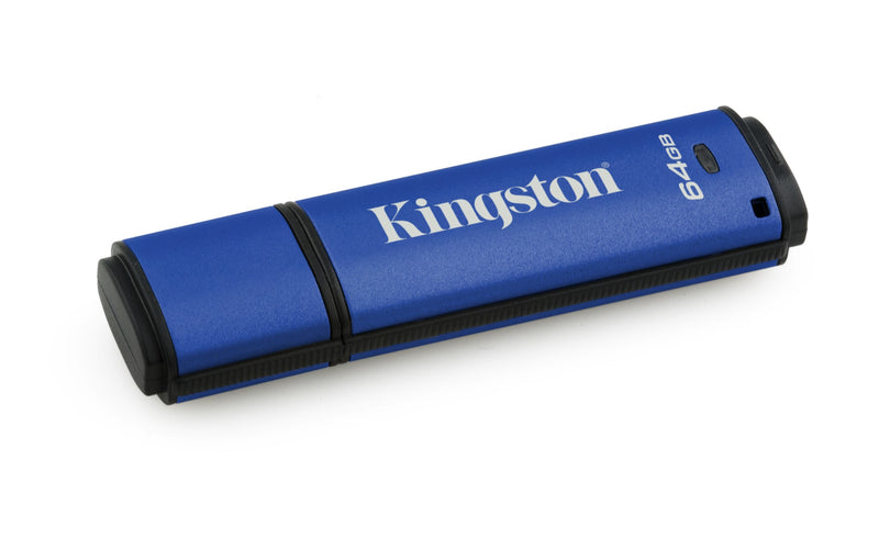 Kingston DataTraveler Vault Privacy 3.0 64GB USB flash drive USB Type-A 3.2 Gen 1 (3.1 Gen 1) Blue