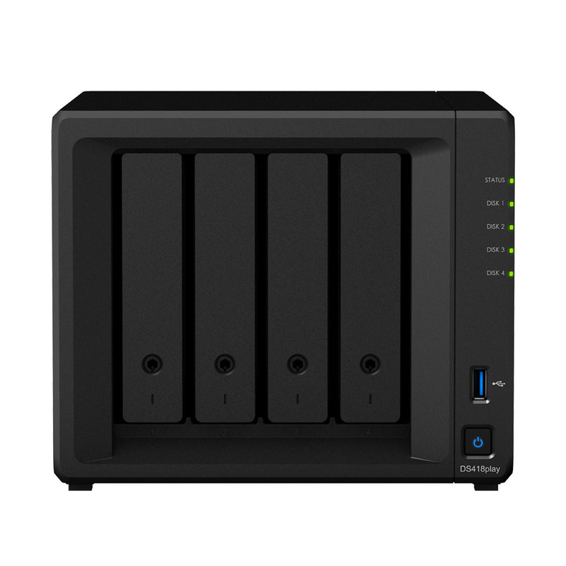 Synology DiskStation DS418play Ethernet LAN Desktop Black NAS