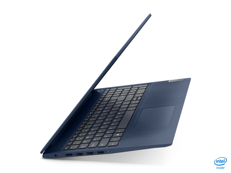 Lenovo IdeaPad 3 Notebook Blue 39.6 cm (15.6) 1366 x 768 pixels 10th gen Intel® Core™ i3 8 GB DDR4-SDRAM 256 GB SSD Wi-Fi 5 (802.11ac) Windows 10 Home S