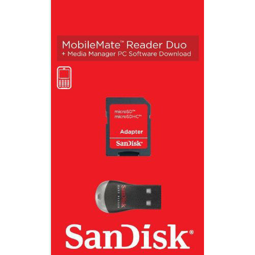 Sandisk MobileMate Duo card reader Black USB 2.0