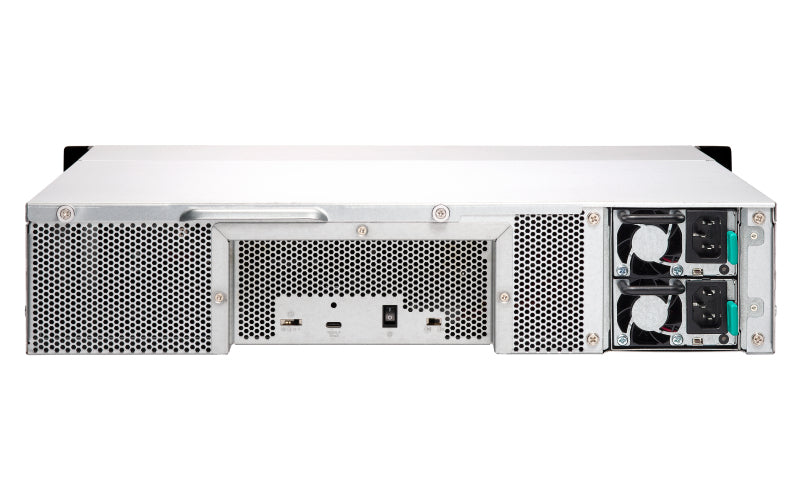 QNAP TL-R1200C-RP storage drive enclosure HDD/SSD enclosure Black, Grey 2.5/3.5"
