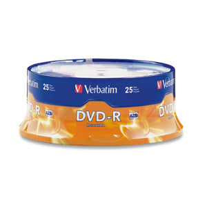 Verbatim DVD-R 4.7GB 16X Branded 25pk Spindle 25 pc(s)