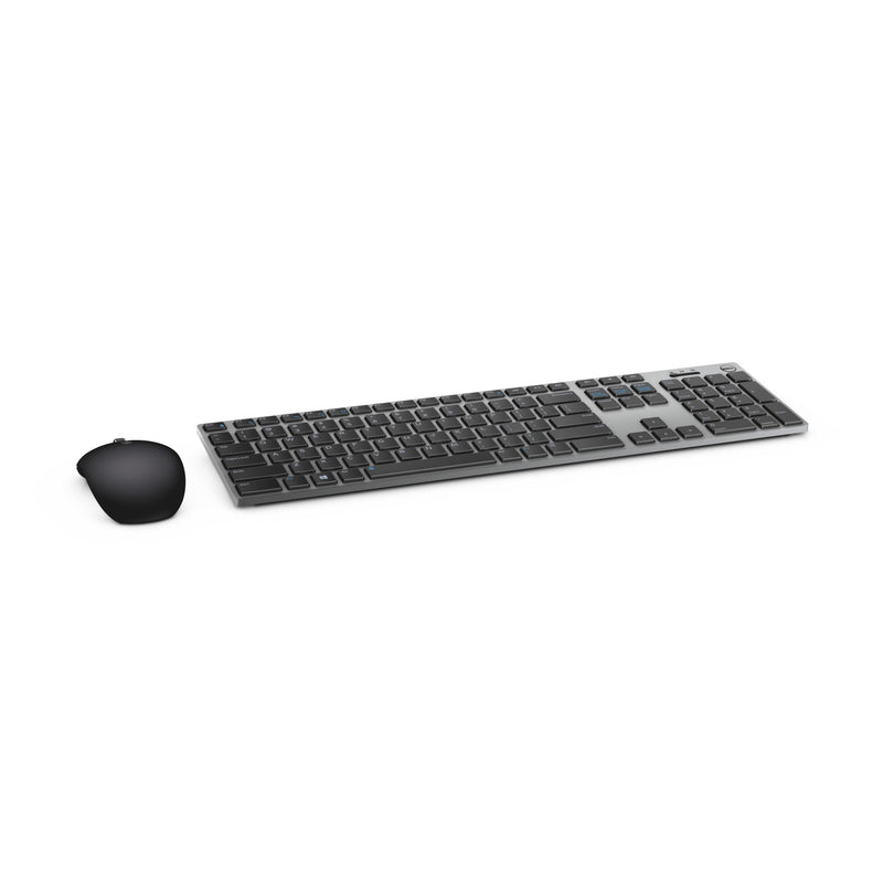 DELL KM717 keyboard RF Wireless + Bluetooth QWERTY US English Black, Grey