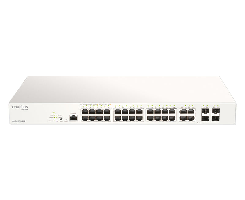 D-Link DBS-2000-28P network switch Power over Ethernet (PoE) Grey