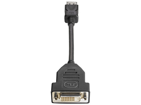HP DisplayPort - DVI-D 0.19 m Black