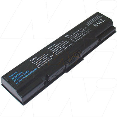 Toshiba Mi Battery Pack (6 Cell) 4600mAh - Satellite A200/A210/A300/A300D/A350/A500/L300/L300D/L500/L500D/L5