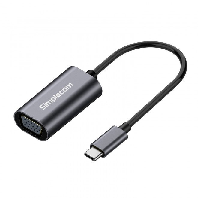 Simplecom DA104 USB graphics adapter 1920 x 1080 pixels Grey