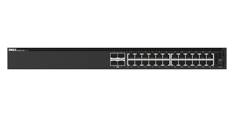 DELL N-Series N1124P-ON Managed L2 Gigabit Ethernet (10/100/1000) Black 1U Power over Ethernet (PoE)