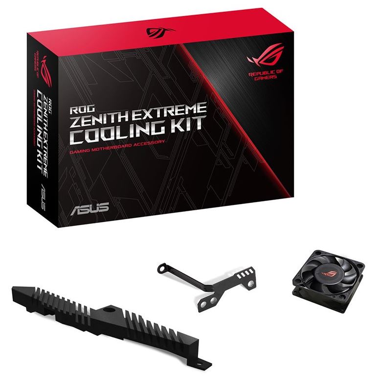 ASUS ROG ZENITH EXTREME COOLING KIT Designed for 2nd Gen Threaripper WX-Series CPUs - 4010 Fan - Fan Brac