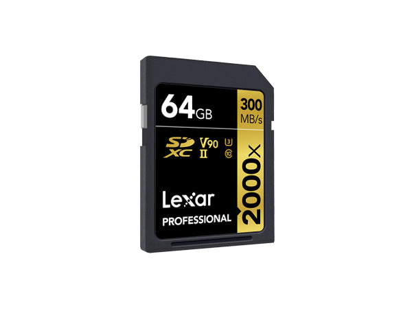 Lexar Professional 2000x memory card 64 GB SDXC Class 10 UHS-II