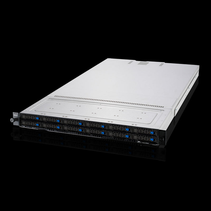 ASUS 2U RS700A Rackmount Server, 1RU, Dual Docket AMD EPYC, 12 x 2.5' HS Bays, 4 x 1GB LAN, 1600w RPSU, 3