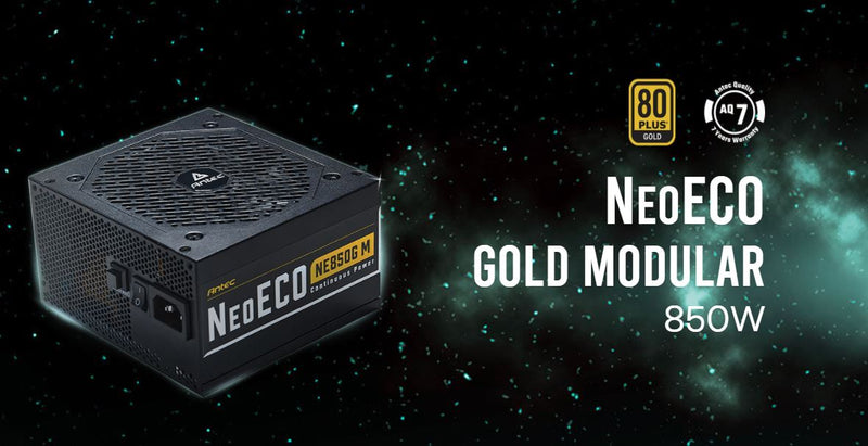 Antec Neo ECO Modular NE850G M AU power supply unit 850 W 20+4 pin ATX Black