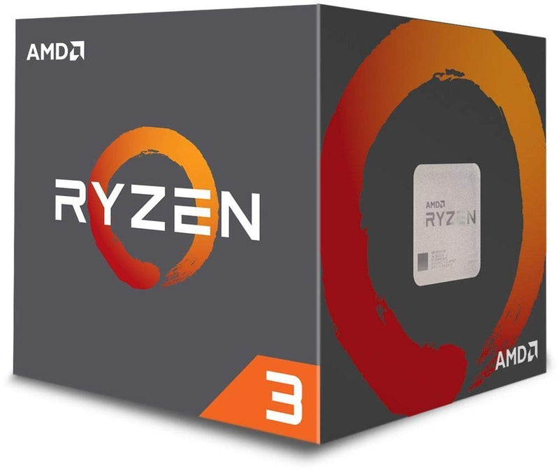 AMD-P AMD Ryzen 3 1200 4 Core 4 Thread CPU, 3.1GHz Base Clock, 3.4GHz Boost, 65W TDP, 8MB L3 cache, with W