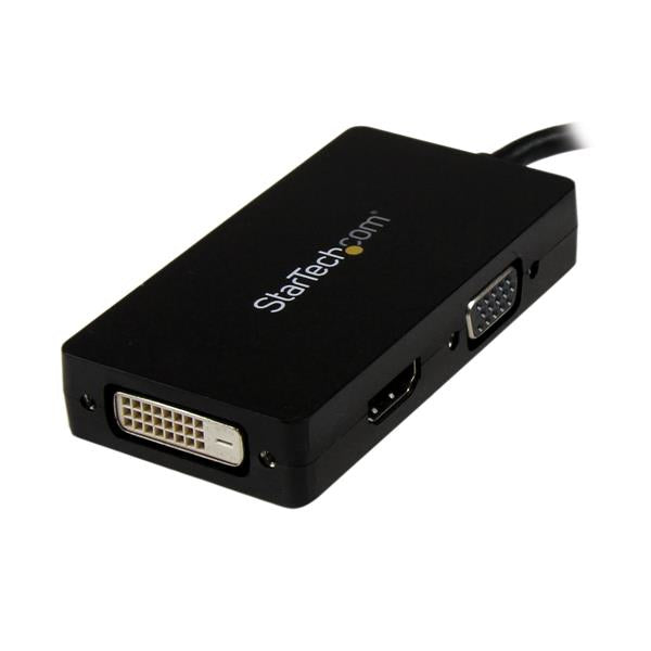StarTech Travel A/V adapter: 3-in-1 DisplayPort to VGA DVI or HDMI converter