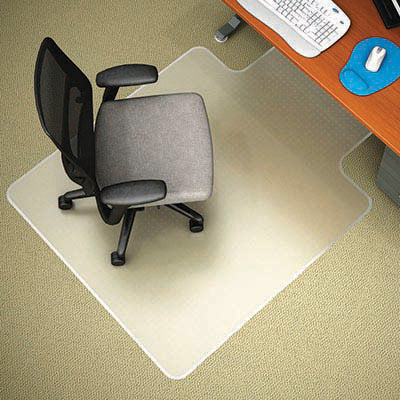 MARBIG CHAIRMAT ANTISTATIC LARGE WITH KEYHOLE 1140 X 1340MM