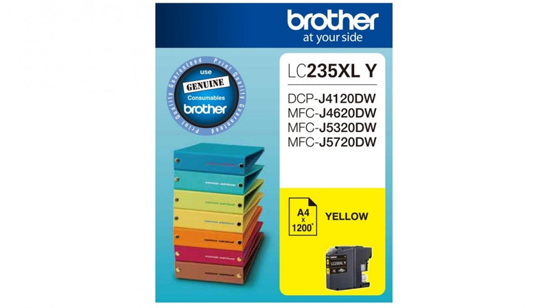 Brother YELLOW INK CARTRIDGE TO SUIT DCP-J4120DW/MFC-J4620DW/J5320DW/J5720DW - UP TO 1200 PAGES