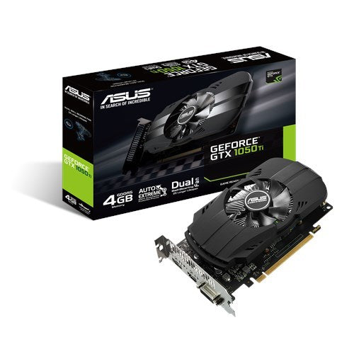 ASUS PH-GTX1050TI-4G graphics card NVIDIA GeForce GTX 1050 Ti 4 GB GDDR5