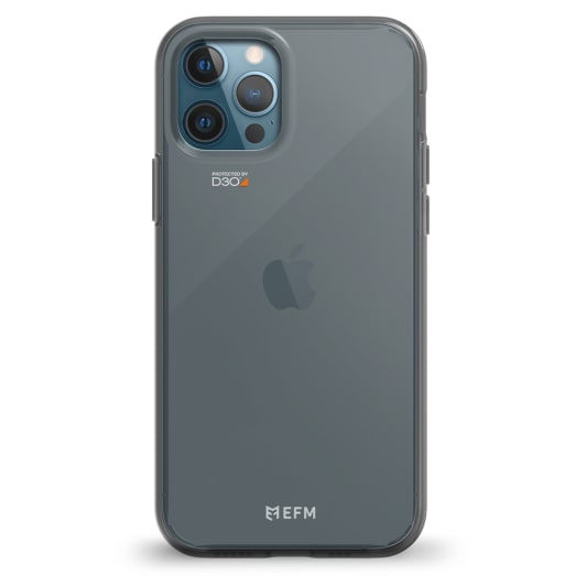 EFM Alaska Case Armour with D3O Crystalex -For Apple iPhone 12/ iPhone12 Pro 6.1' -Smoke Black(EFCALAE181SMB),Military Grade Protection,Ultra-flexible