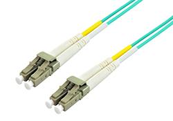 BLUPEAK 1M FIBRE PATCH CABLE MULTIMODE LC TO LC OM4 (LIFETIME WARRANTY)