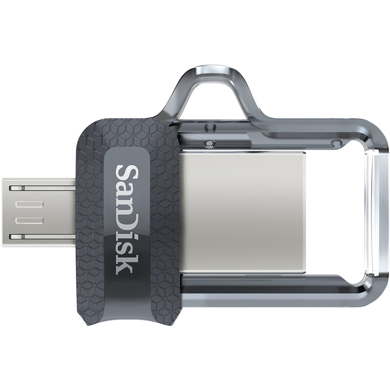 Sandisk Ultra Dual m3.0 USB flash drive 16 GB USB Type-A / Micro-USB 3.2 Gen 1 (3.1 Gen 1) Black,Silver,Transparent