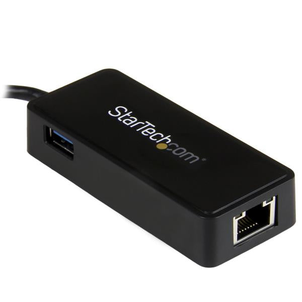 StarTech USB-C to Gigabit Network Adapter with Extra USB 3.0 Port