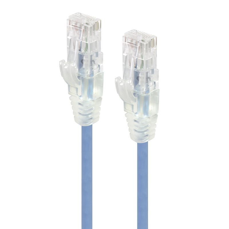 ALOGIC 2m Blue Series Alpha Ultra Slim Cat6 Network Cable, UTP, 28AWG