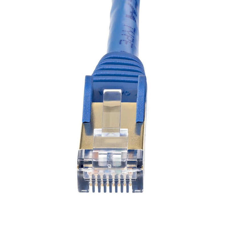 StarTech 1.5 m CAT6a Patch Cable - Shielded (STP) - 100% Copper Wire - Snagless Connector - Blue