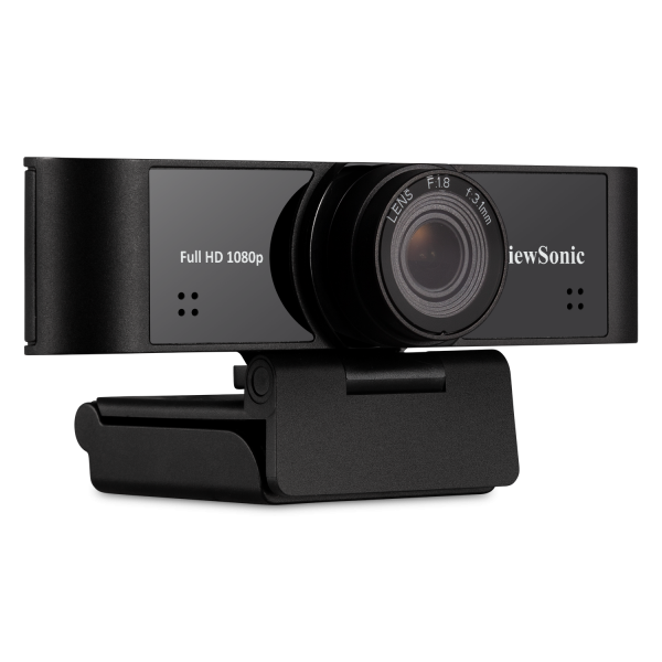 VIEWSONIC 1080p ultra-wide USB camera with built-in microphones compatible - Windows and Mac