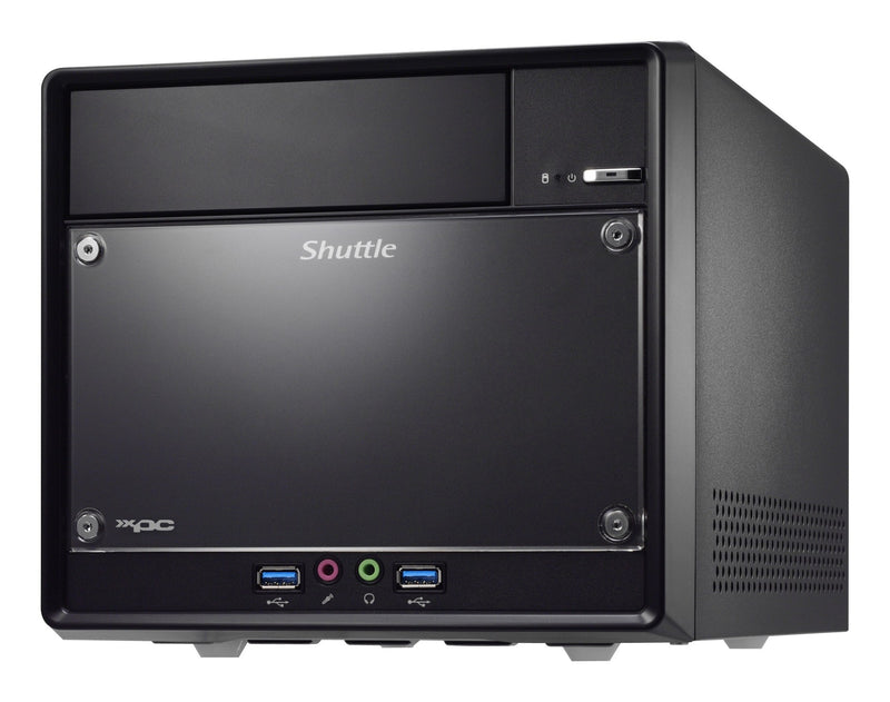 Shuttle XPC cube Barebone SH610R4 - S1700, Intel H610, 1x PCIe X16, 1x PCIe X1, 1x LAN,1x HDMI, 2x DP, 1x VGA 2x 3.5" HDD bays