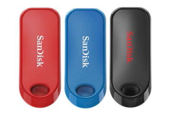 SanDisk Cruzer Snap USB flash drive 16 GB USB Type-A 2.0 Black, Blue, Red
