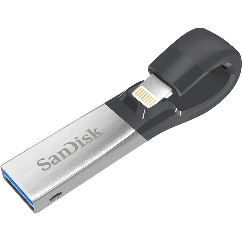 Sandisk iXpand USB flash drive 128 GB USB Type-A / Lightning 3.2 Gen 1 (3.1 Gen 1) Black,Silver