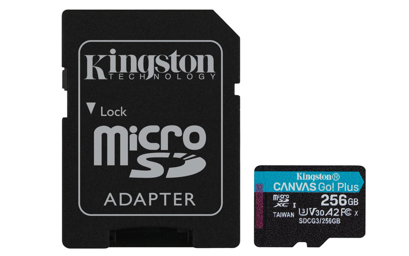 Kingston Canvas Go! Plus 256 GB SD UHS-I Class 10