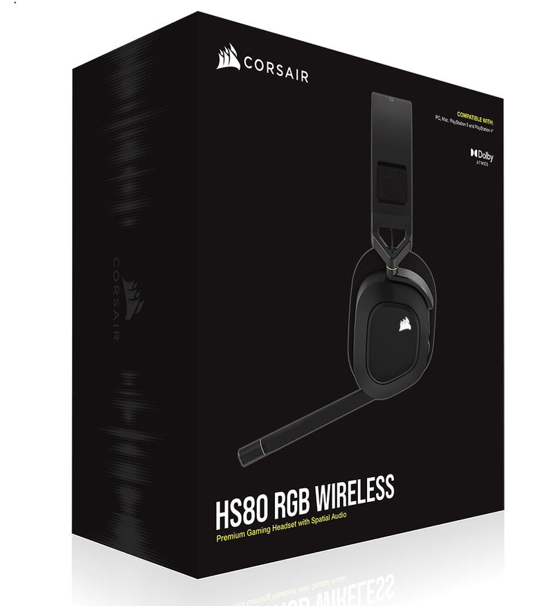 Corsair HS80 Headset Wireless Head-band Music Black