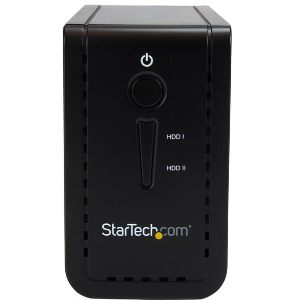 StarTech USB 3.1 Dual 3.5” SATA (6Gbps) HDD Enclosure with RAID - USB-C and USB-A