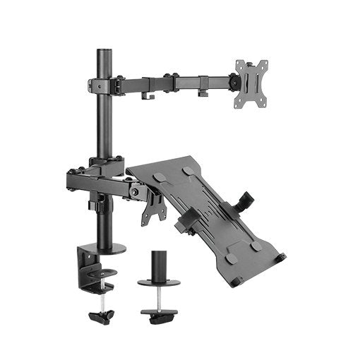 Brateck LDT12-C1M2KN notebook stand Notebook & monitor arm Black