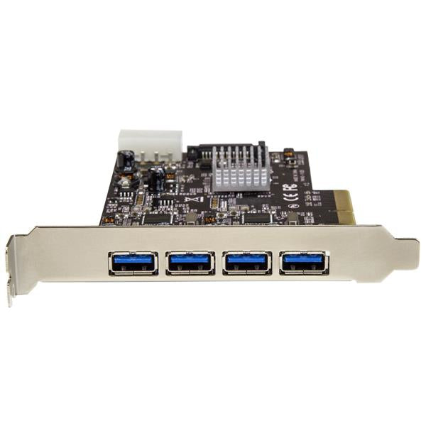 StarTech 4-Port USB 3.1 (10Gbps) Card - 4x USB-A with Two Dedicated Channels - PCIe