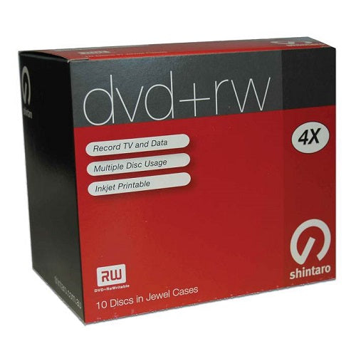 Shintaro DVD+RW 4.7GB 4X i10Pk (inkjet)