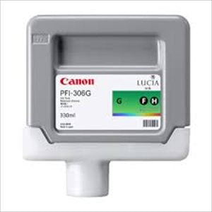 Canon PFI-306G LUCIA EX GREEN INK TANK CARTRIDGE FOR IPF8300, IPF8400 - 330ML