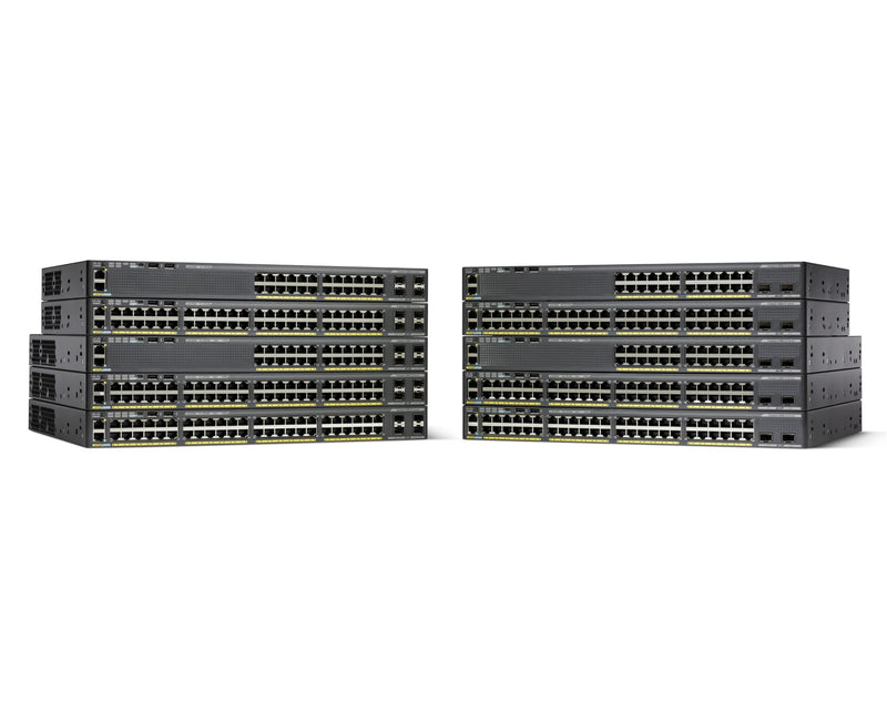 Cisco Catalyst WS-C2960X-48TS-L network switch Managed L2 Gigabit Ethernet (10/100/1000) 1U Black