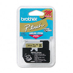 Brother M821 printer label Gold