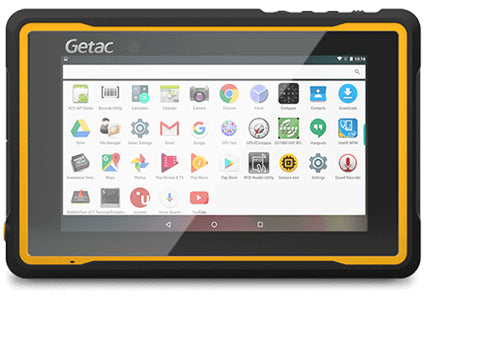 Getac ZX70 17.8 cm (7") Intel Atom® 4 GB 64 GB Wi-Fi 4 (802.11n) Black,Yellow Android 7.1