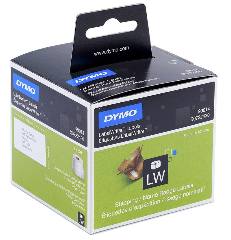 Other Dymo Ship Label SD99014- 54mm x 101mm (White 1 roll x 220 labels)