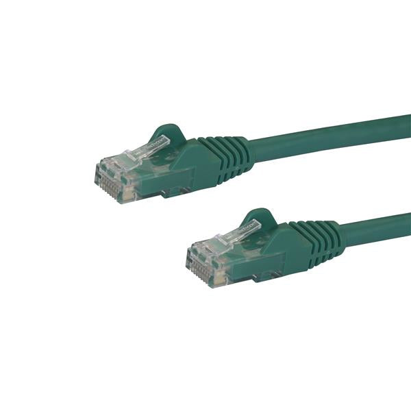 StarTech 1m CAT6 Ethernet Cable - Green CAT 6 Gigabit Ethernet Wire -650MHz 100W PoE RJ45 UTP Network/Patch Cord Snagless w/Strain Relief Fluke Tested/Wiring is UL Certified/TIA
